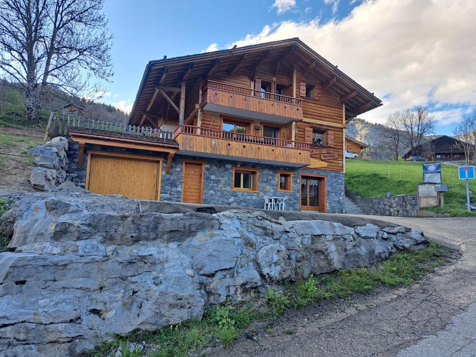 Appartement Cosy Face Aux Aravis Le Grand-Bornand Eksteriør bilde